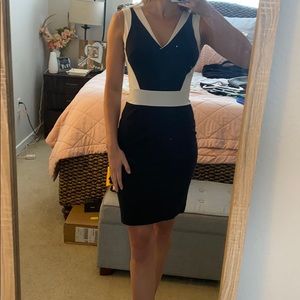 Black and white Banana Republic dress